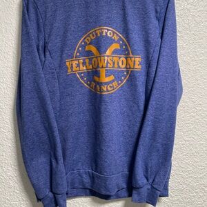 Dutton Ranch Men's Blue Crewneck Sweater